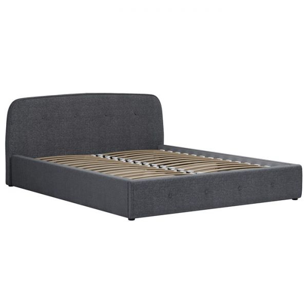 Кровать Илона, 1600х2000, ортопедическое осн+ПМ, Ролан/Серый