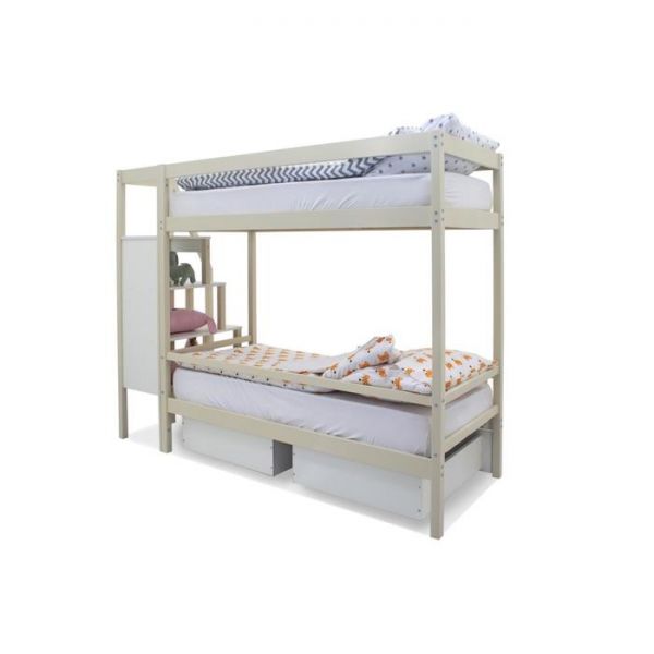 Детская двухъярусная кровать Бельмарко Svogen бежевый