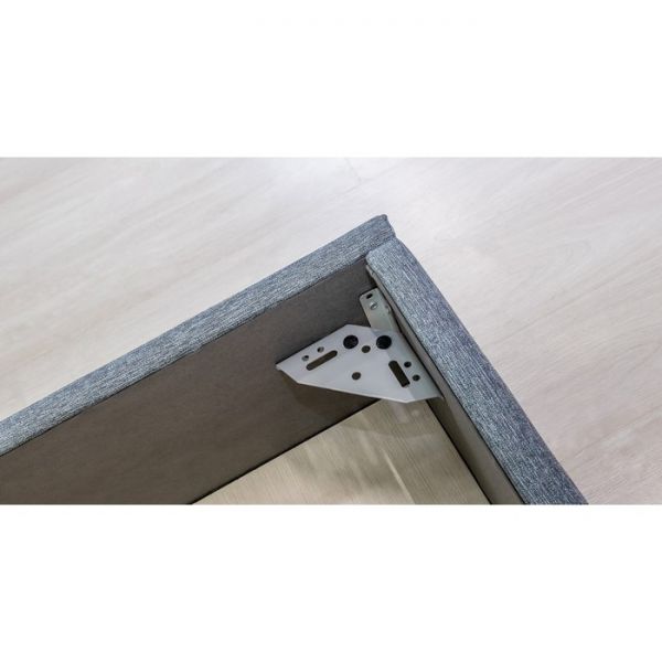 Кровать Илона, 1800х2000, ортопедическое осн+ПМ, Ролан/Серо-бирюзовый