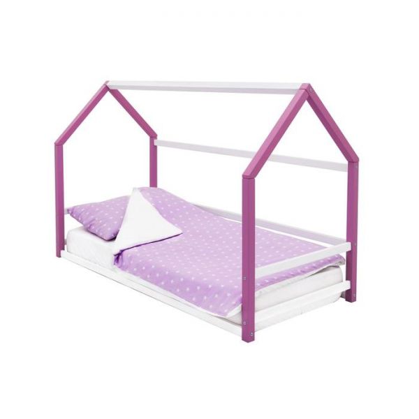 Детская кровать-домик Монтессори Бельмарко Svogen лаванда-белый