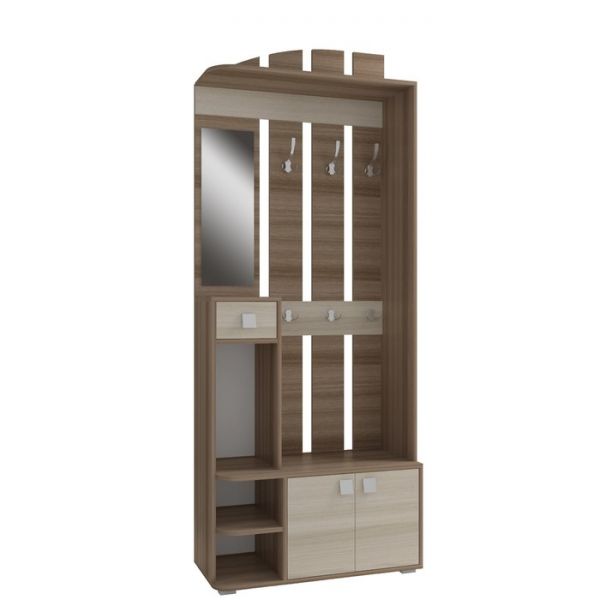 Прихожая Ивушка 25, 800х362х2052 Шимо Темный/Светлый