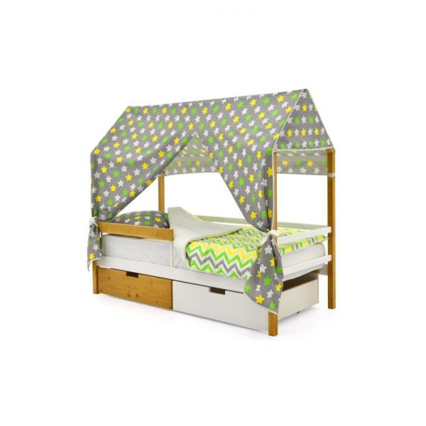 Детская кровать-домик Бельмарко Svogen дерево-белый