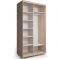 Шкаф-купе Удачный 1 зеркало 1200х600х2300 Венге Темный
