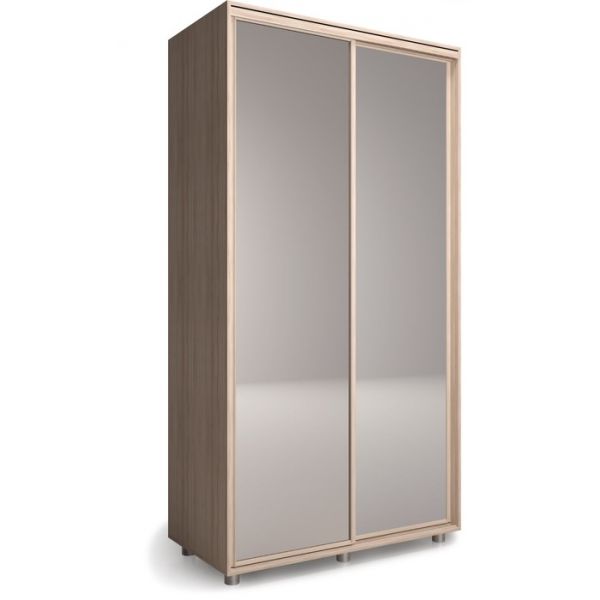 Шкаф-купе Удачный 2 зеркала 1600х600х2300 Венге Темный