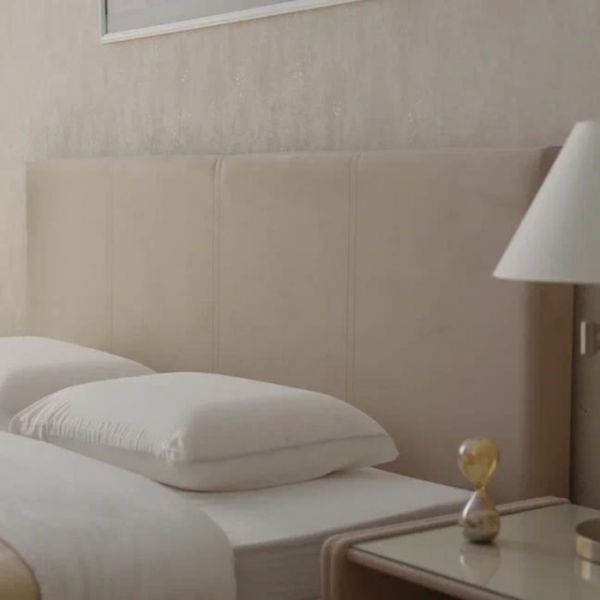 Кровать «Атриум» с ПМ, 1400 ? 2000 мм, 1 ящик, велюр, цвет velutto 16