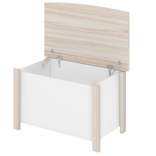 Сундучок для игрушек «СИД», 850 ? 500 ? 520 мм, цвет карамель / белый