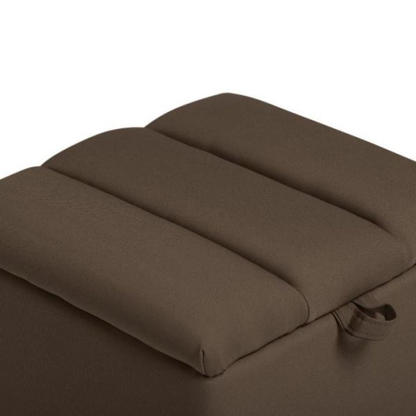 Пуф Осло мини 400х400х410 Рогожка CHOCOLATE