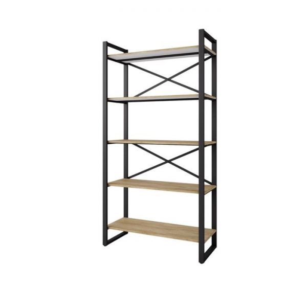 Стеллаж «Хардвиг L», 900 ? 390 ? 1765 мм, цвет белый