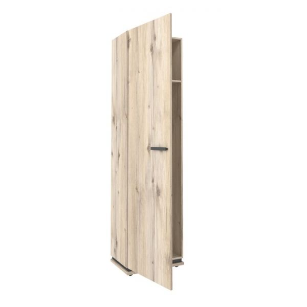 Шкаф для одежды и белья Nature 8, 560 ? 416 ? 2116 мм, цвет гаскон пайн / чёрный