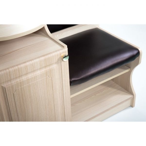 Банкетка №1, 900х430х920, Ясень/Баклажан(221)