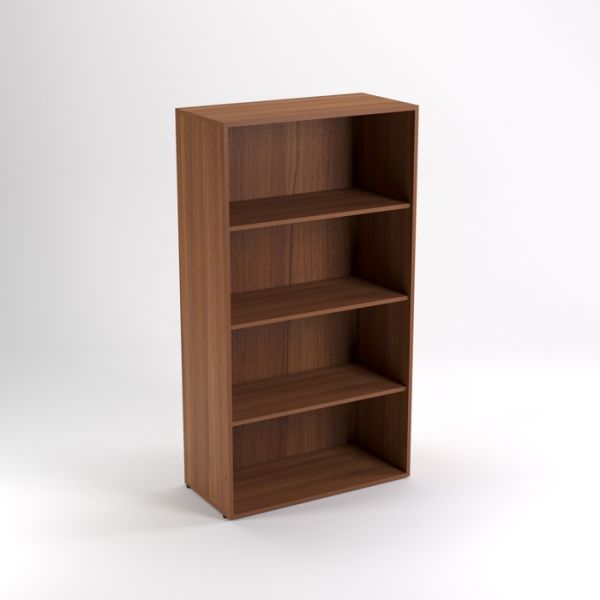 Шкаф стеллаж средний НШ-18, 760 ? 380 ? 1520 мм, белый шагр