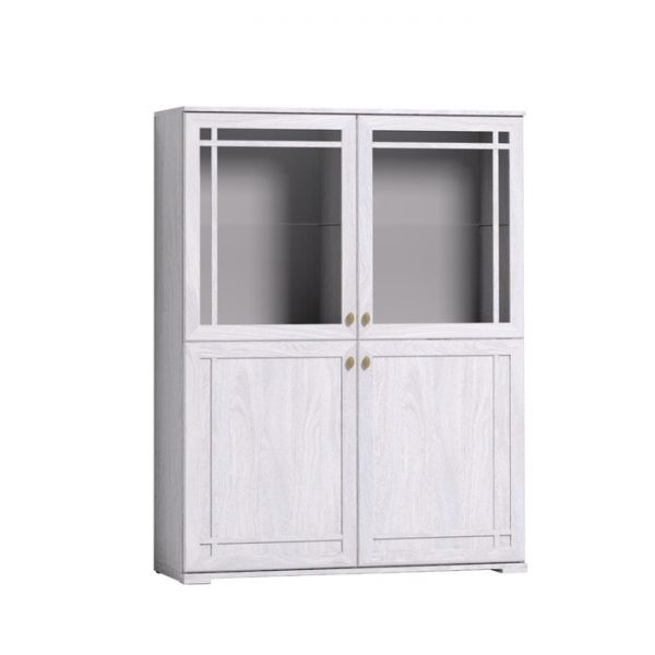 Шкаф-сервант Sherlock 22, 1204 ? 400 ? 1568 мм, цвет орех шоколадный