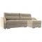Угловой диван «Дарси», механизм еврокнижка, микровельвет, цвет бежевый