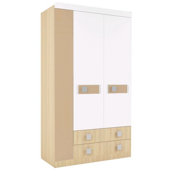 Шкаф 3-х створчатый «Стиль 25», 1150 ? 516 ? 2040 мм, цвет туя светлая / лайм