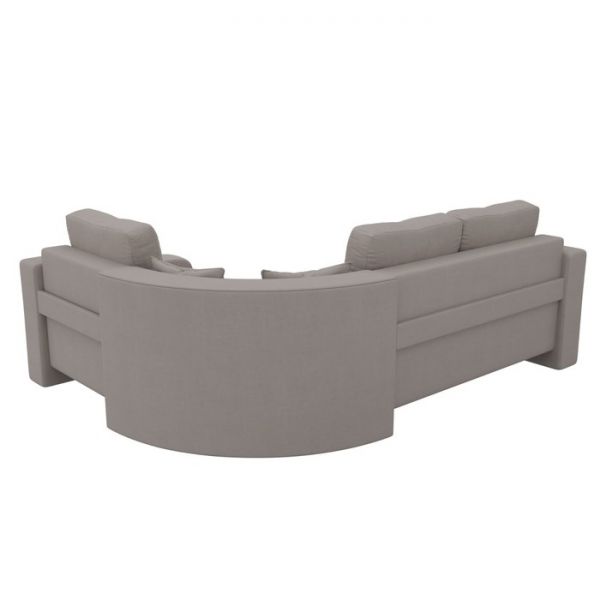 Угловой диван «Кембридж», механизм еврокнижка, рогожка, цвет бежевый