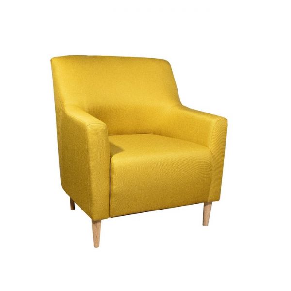 Кресло «Универ 1», рогожка, цвет жёлтый