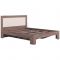 Кровать Кр-14, 1600х2000, Дуб молочный/Ясень Шимо Темный