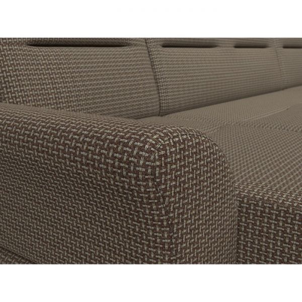 П-образный диван «Клайд», механизм дельфин, рогожка, цвет бежевый