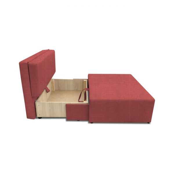 Детский диван «Капитошка», еврокнижка, рогожка, цвет vital violet