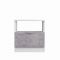 Прикроватная тумба «Акцент №13», 420 ? 423 ? 455 мм, цвет белый / цемент светлый