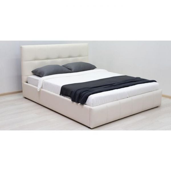 Кровать Хлоя, 1600х2000, ортопедическое осн+ПМ, Крем