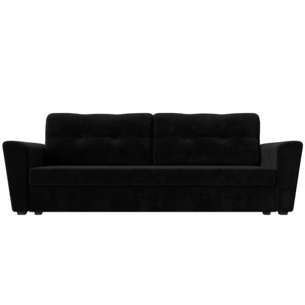 Диван прямой «Амстердам лайт», еврокнижка, велюр, цвет бежевый