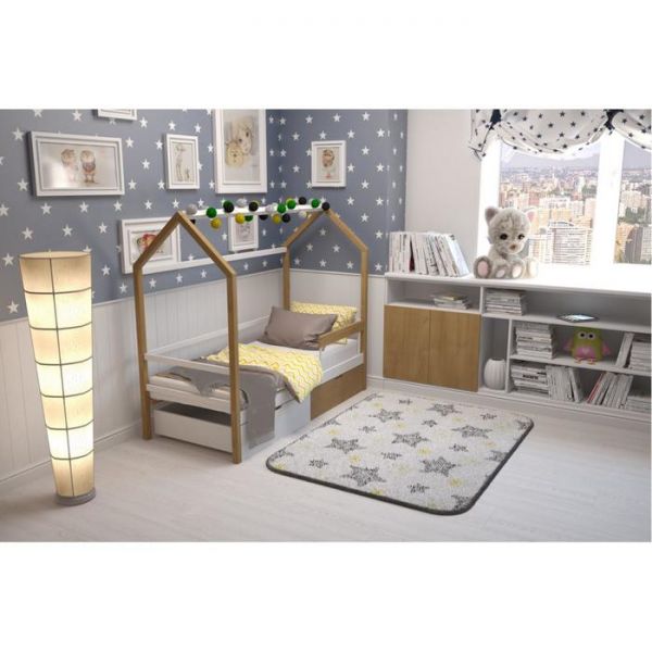 Детская кровать-домик Бельмарко Svogen дерево-белый