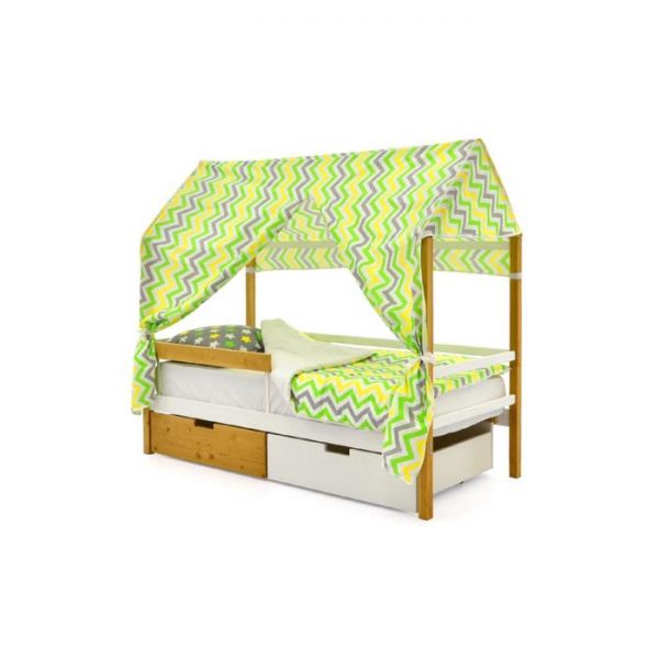 Детская кровать-домик Бельмарко Svogen дерево-белый