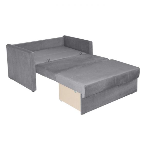 Детский диван «Деон 1000», механизм аккордеон, велюр, цвет бежевый