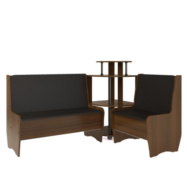 Кухонный уголок Трапэзи ТЕССЕРА 1582х1182х990 PUNTO-бронзовая /Орех Экко