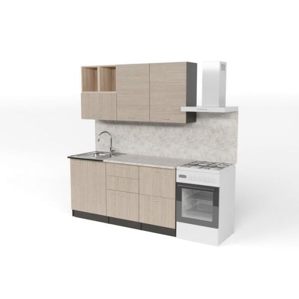 Кухонный гарнитур Надежда стандарт 4 1600 мм