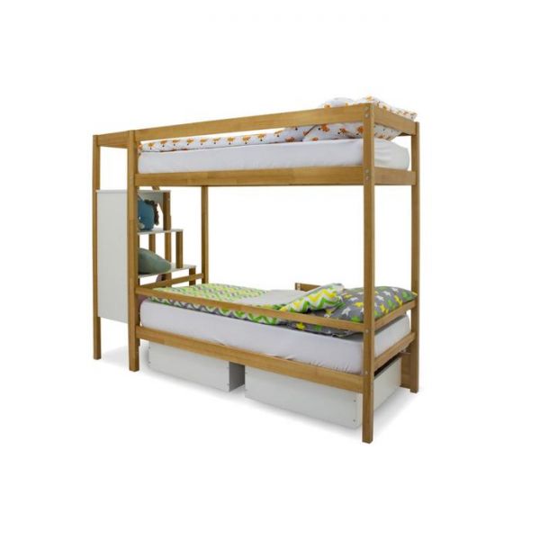 Детская двухъярусная кровать Бельмарко Svogen дерево