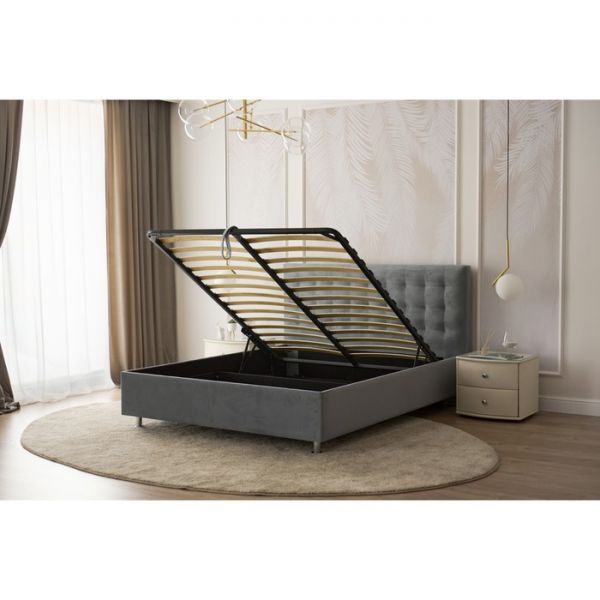 Кровать «Ла Скала» с ПМ, 140 ? 200 см, ортопедическое основание, 1 ящик, цвет velutto 51