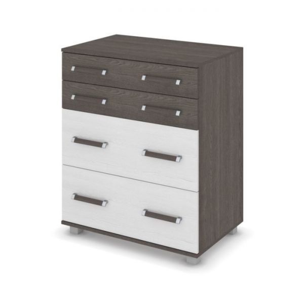 Комод Виора, 520x800x966, Анкор темный/светлый