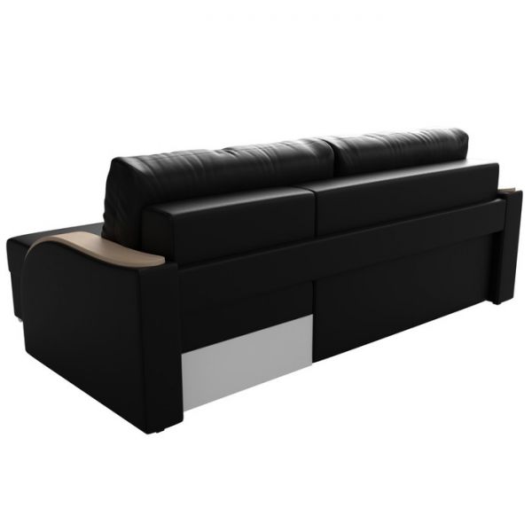 Угловой диван «Дарси», механизм еврокнижка, экокожа, цвет бежевый