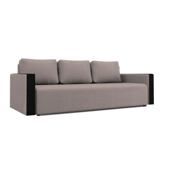 Диван «Алиса 4», еврокнижка, бельевой ящик, ткань велюр, цвет shaggy azure / marvel black