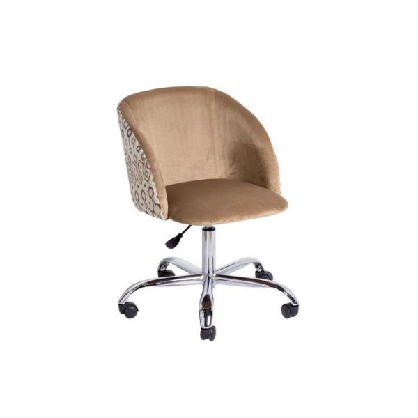 Офисный Стул Милли Канада 03 микровелюр карамель/ хром