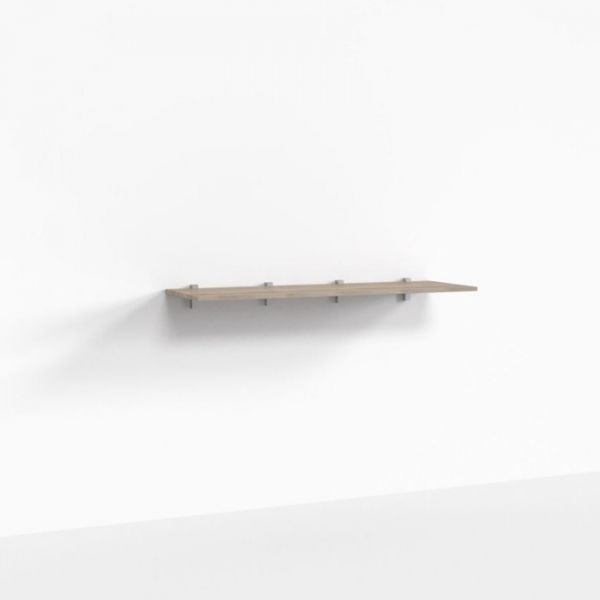 Полка Г-ШН-2-4, 1200х404х16х97 мм, белый структ, бордо