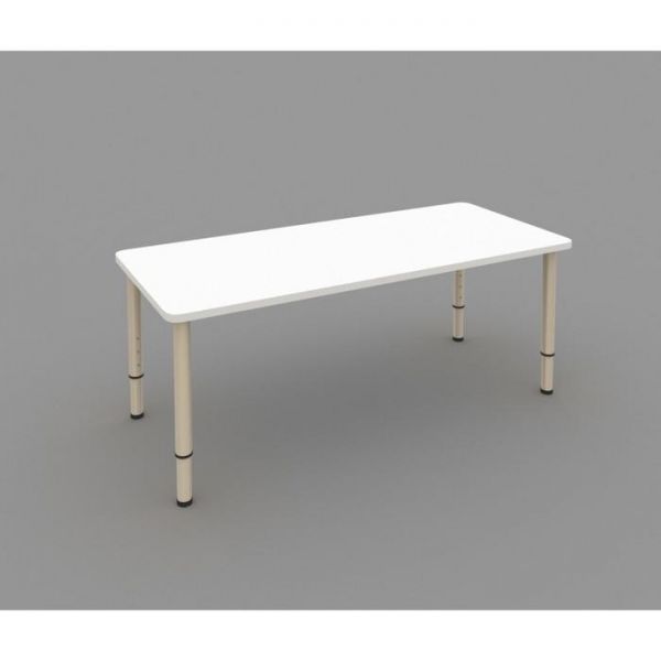 Стол детский регулируемый, 2-х местный, 1200 ? 450 ? 400 мм, группа 0-3, цвет салатовый