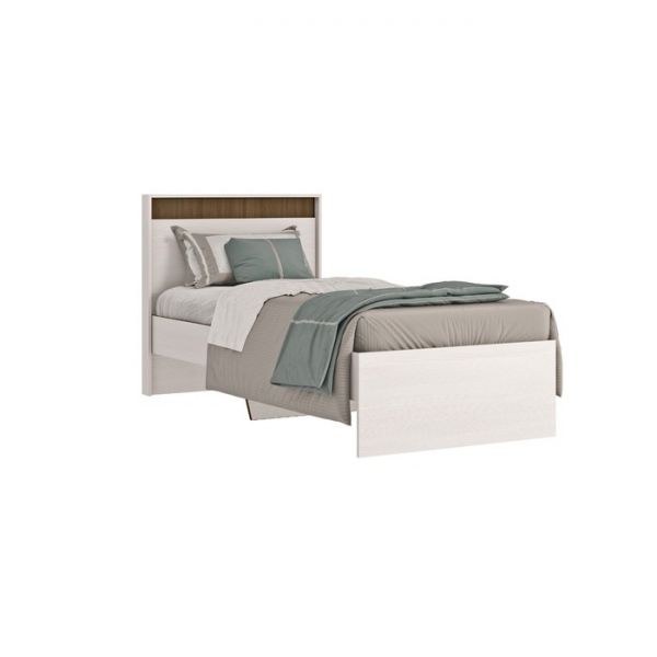 Кровать «Ницца», 1400 ? 2000 мм, бодега светлый / ясень шимо тёмный