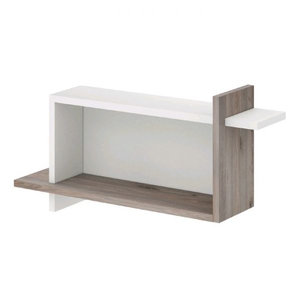 Полка навесная «ПК 16», 1000 ? 240 ? 527 мм, цвет белый