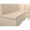 Кухонный угловой диван «Кантри», экокожа, цвет бежевый