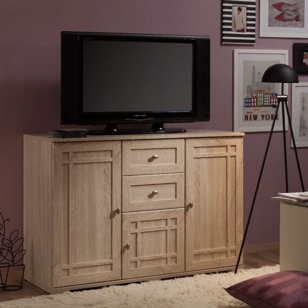 Тумба Sherlock 5, 1199 ? 445 ? 810 мм, цвет ясень анкор светлый