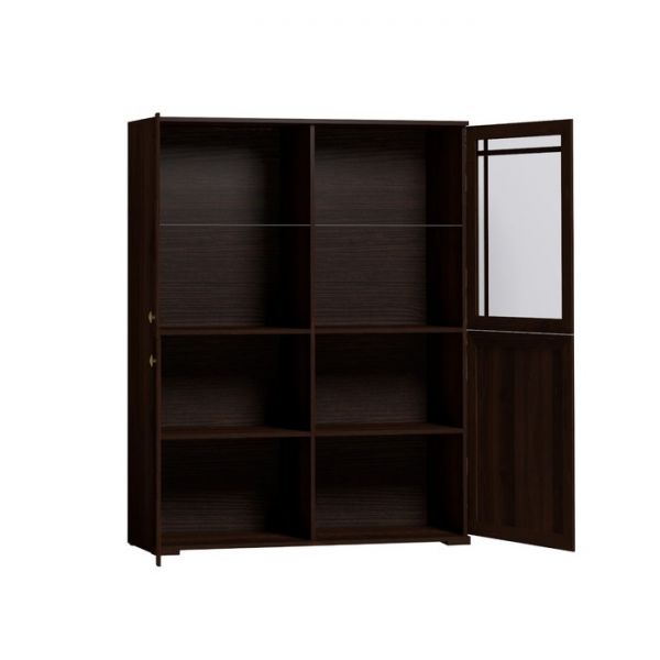 Шкаф-сервант Sherlock 22, 1204 ? 400 ? 1568 мм, цвет орех шоколадный