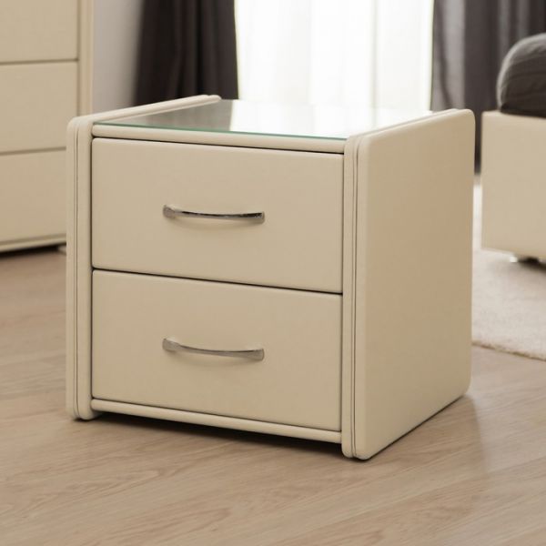 Тумба «Алеро», 2 ящика, 500 ? 470 ? 477 мм, цвет взбитые сливки