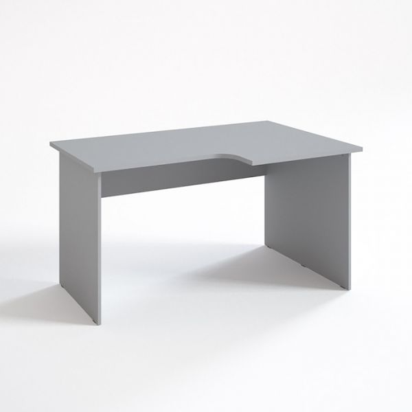 Стол угловой правый СП14.9.7(16), 1400х900/680х750 мм, белый шагр