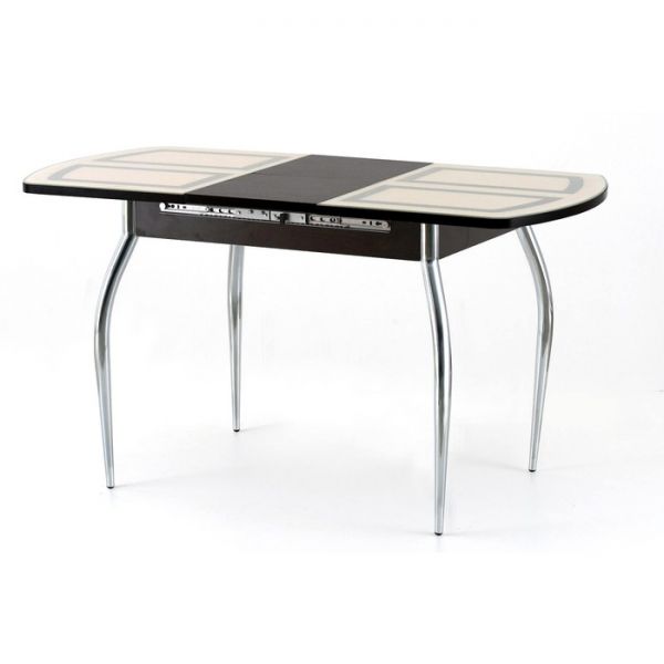 Стол раздвижной «Вегас-1.5», 1100(1450) ? 700 ? 750 мм, цвет венге/ваниль