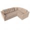 Угловой диван «Кембридж», механизм еврокнижка, велюр, цвет бежевый