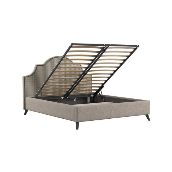 Кровать Фаина, 1600х2000, ортопедическое осн+ПМ, Латте