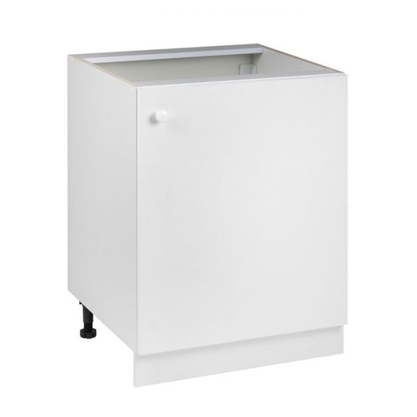 Шкаф напольный под мойку Гамма 600х580х820 Белый/Белый
